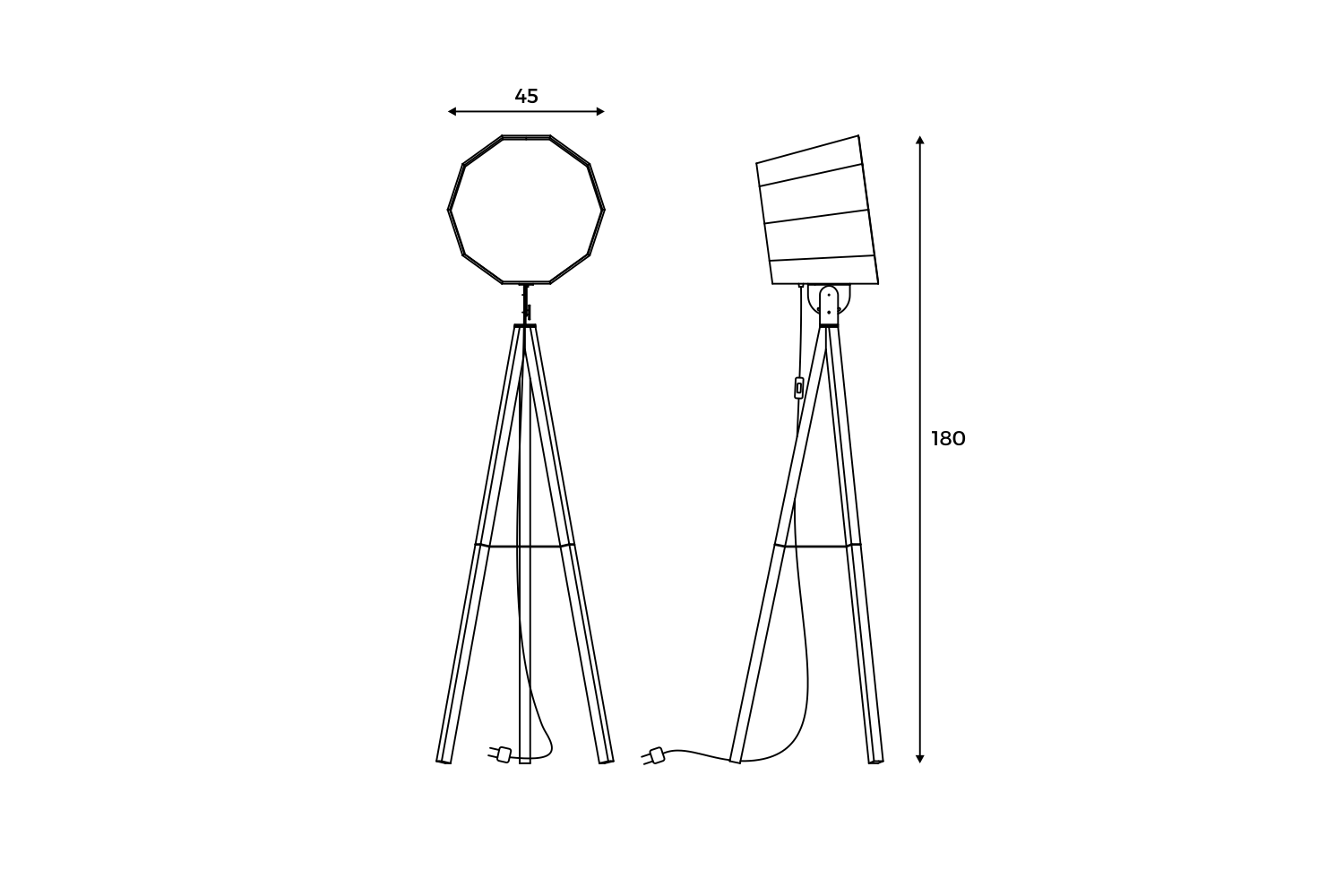 Codolagni Ashton stand lamp line