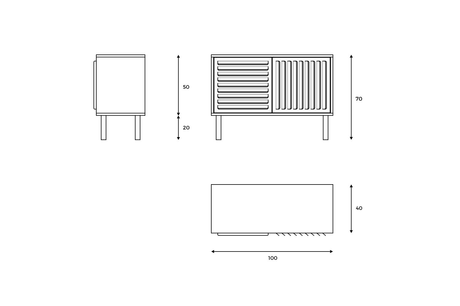 Codolagni Lido Sideboard Line