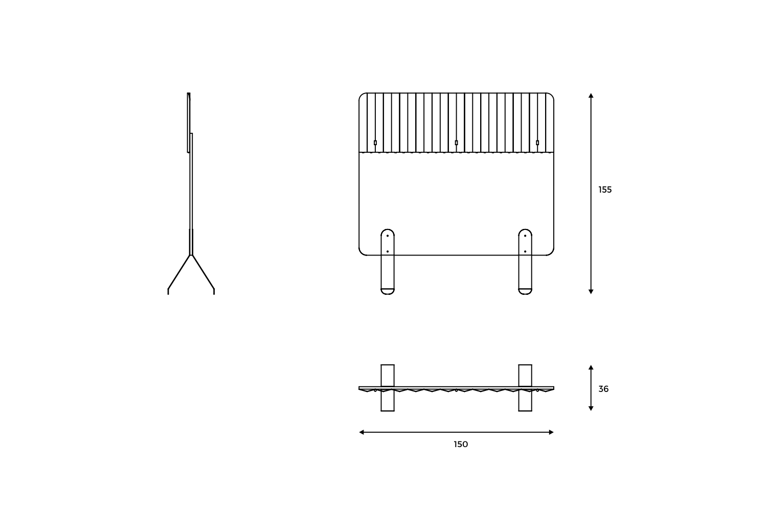 Codolagni Nilson Screen with Top Line