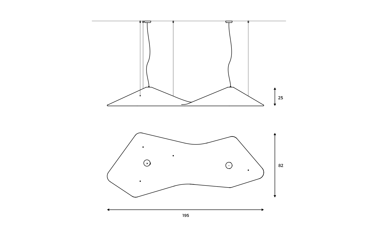 Codolagni Nubo Lamp Twin Line